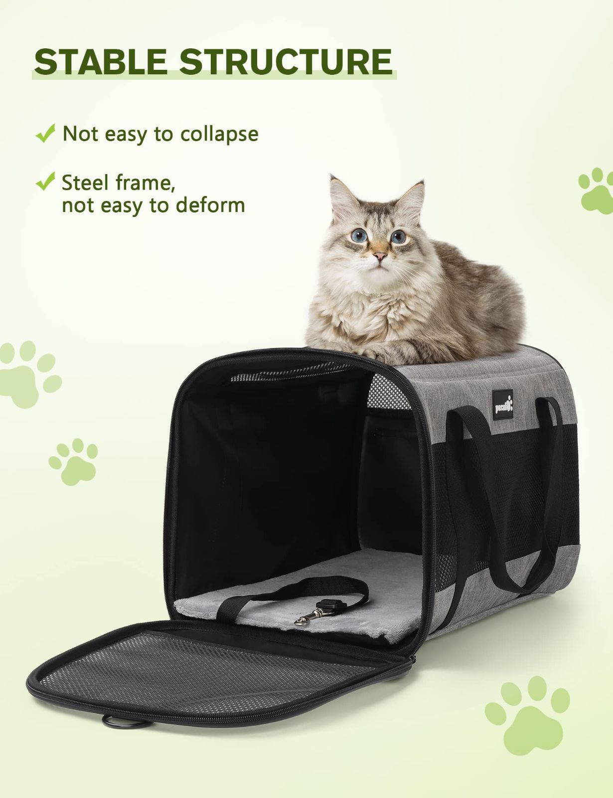 ペット用品 犬 猫 キャリー 透明 クリア M-PETS ハニーペット