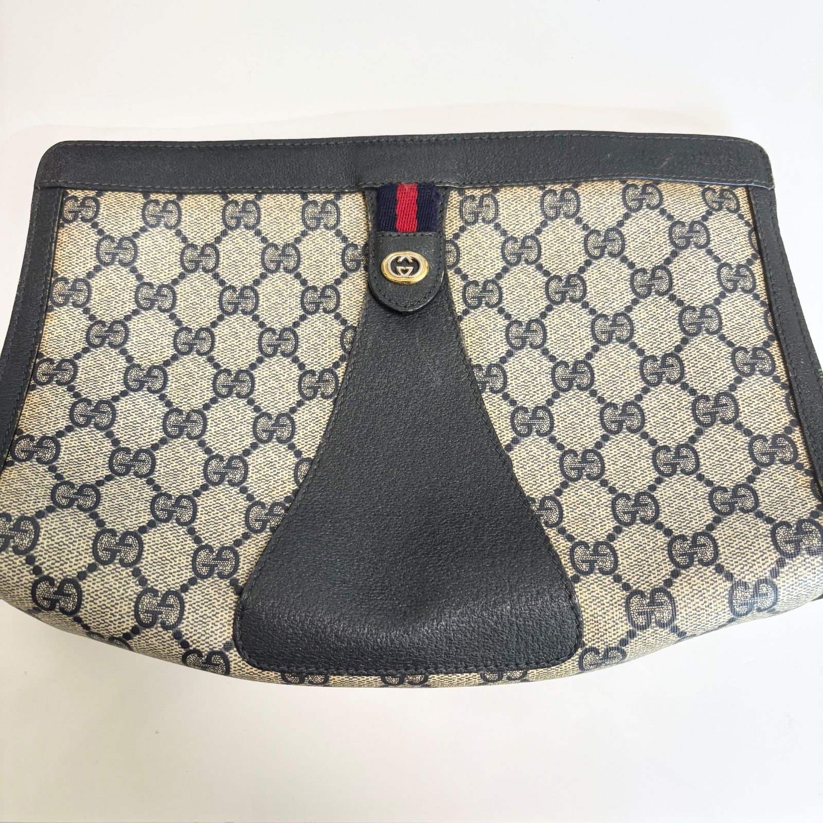グッチ GUCCI セカンドバッグ GG柄/オールドグッチ PVC(塩化 グッチ GUCCI セカンドバッグ GG柄/オールドグッチ PVC(塩化