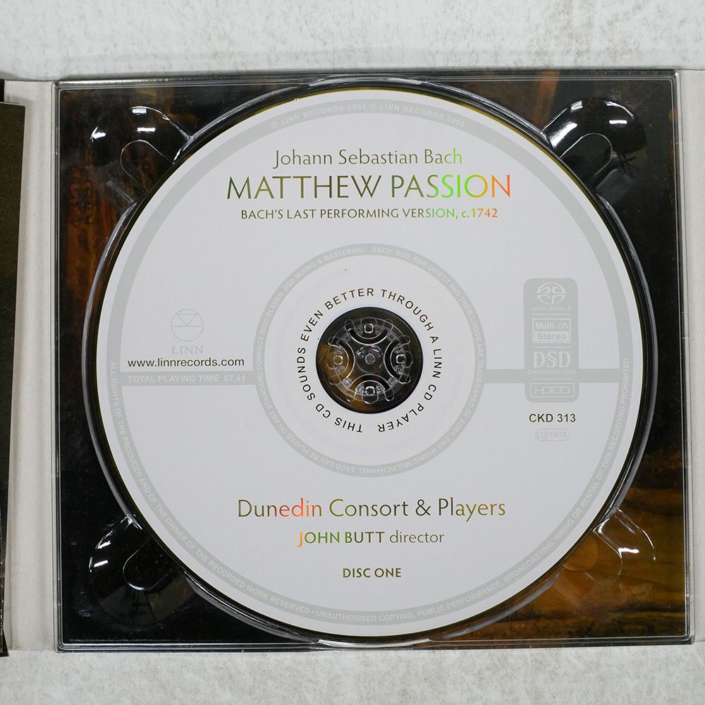 ヨーロッパ盤 JOHANN SEBASTIAN BACH/MATTHEW PASSION - BACH'S ヨーロッパ盤 JOHANN SEBASTIAN BACH/MATTHEW PASSION - BACH'S