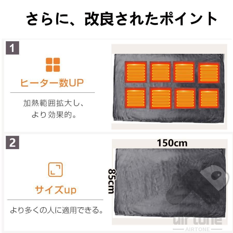 8発熱ヒーター 掛け着る両用
