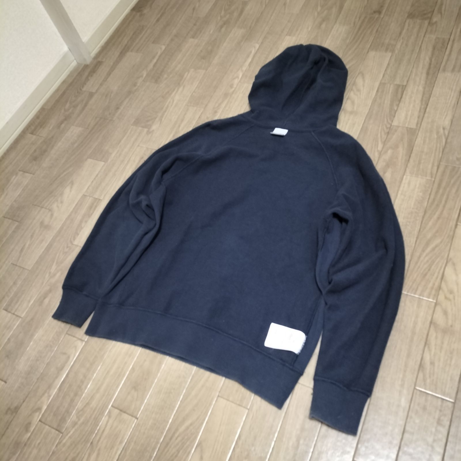 希少☆00s OLD NIKE スウェット パーカー フーディー フード プル 