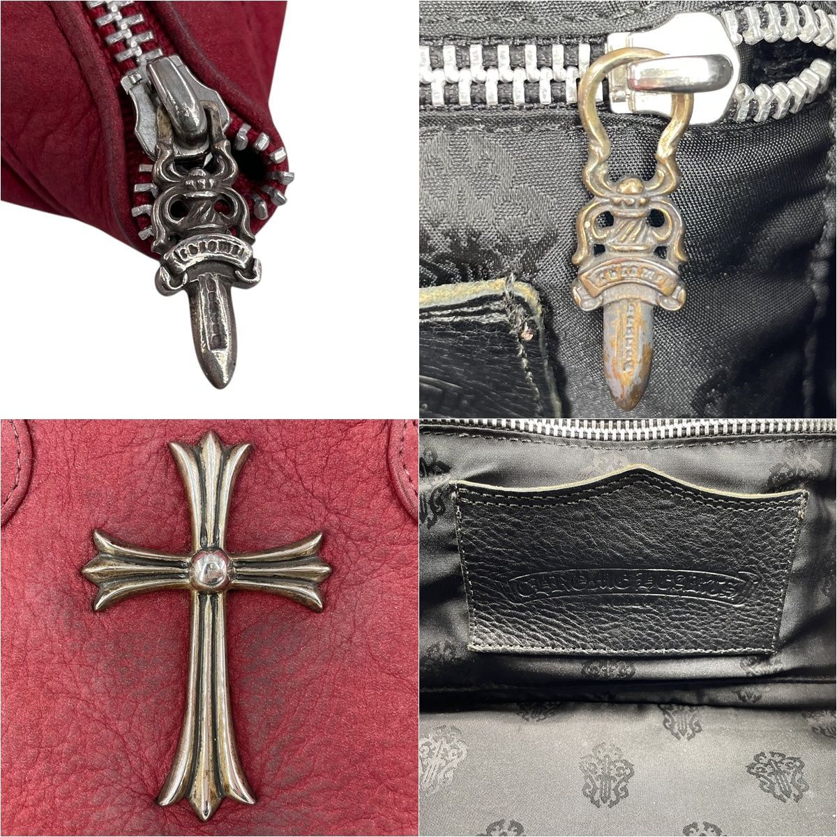 中古】 CHROME HEARTS クロムハーツ MONICA モニカ レザー 