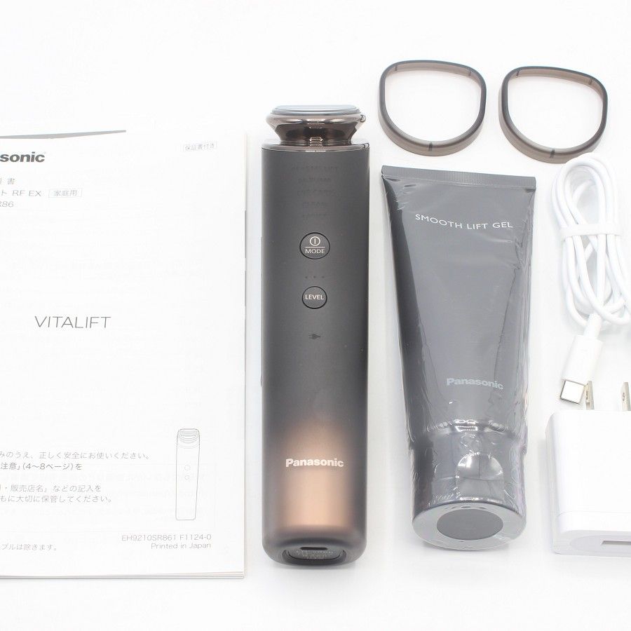パナソニックVITALIFT RF EX ￼バイタリフト & ジェル未開封 Amazon | 【スムースリフトジェル付き】パナソニック 美顔器