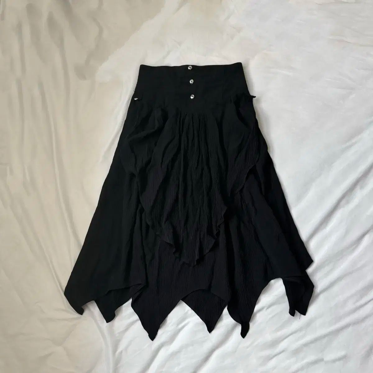 ロックシーク パンク ギャル ブルーアーカイブ ブルアカ レイヤード シャーリング 肩章 スタッズディテール スカート