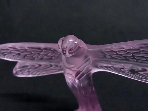 ■新品■未使用■ LALIQUE ラリック トンボ オブジェ 置物 インテリア クリアピンク系 FI5827 新品未使用 LALIQUE ラリック トンボ オブジェ 置物 インテリア