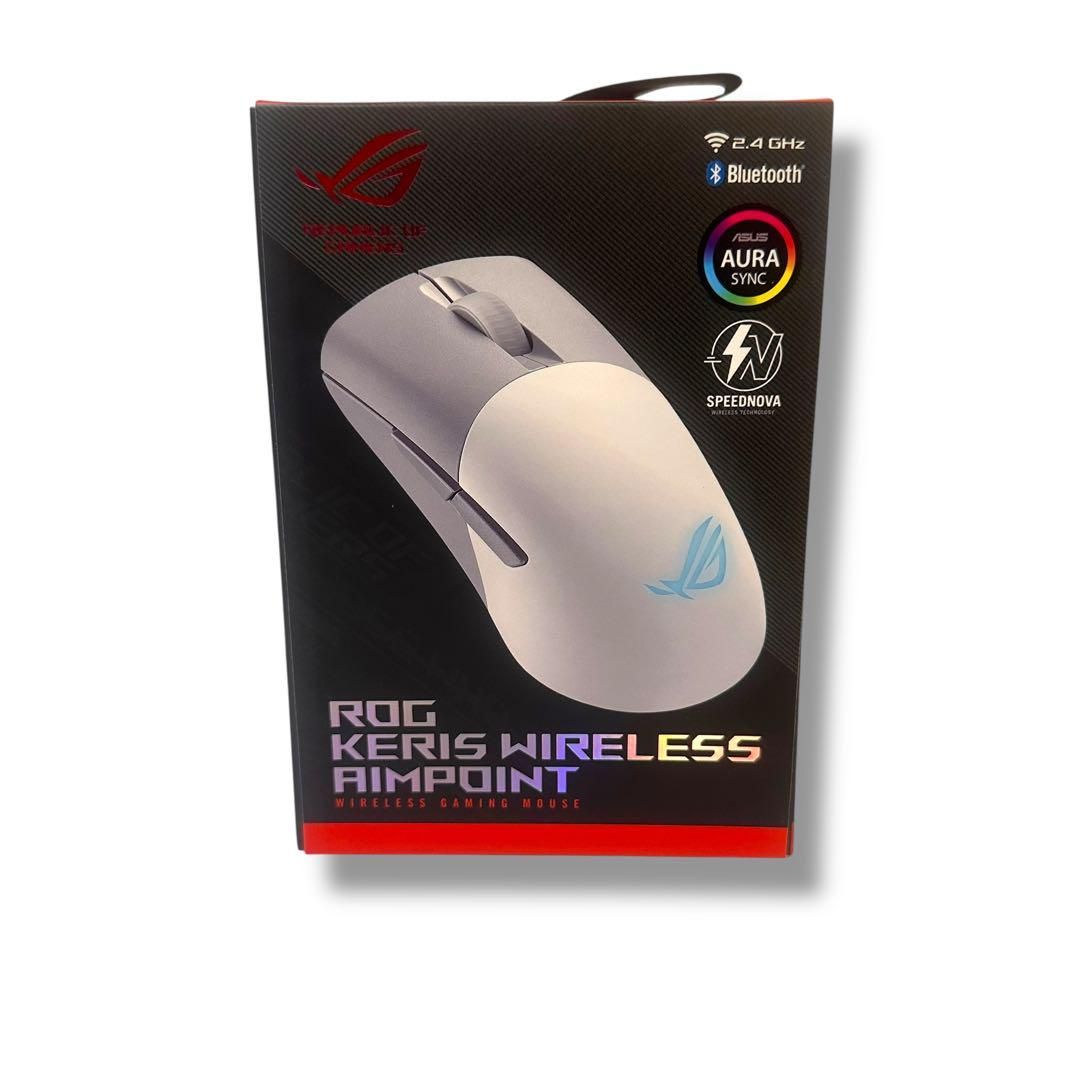 【新品未開封】ASUS ゲーミングマウス ワイヤレス ROG Keris 新品未開封】ASUS ゲーミングマウス ワイヤレス ROG Keris
