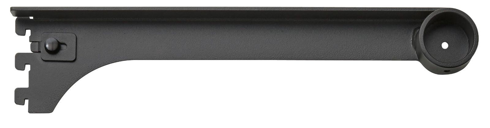特価商品ウッドワン カナモノ カケルノ ブラック 棚柱用ブラケット 左右セット MKTTKS-2-K