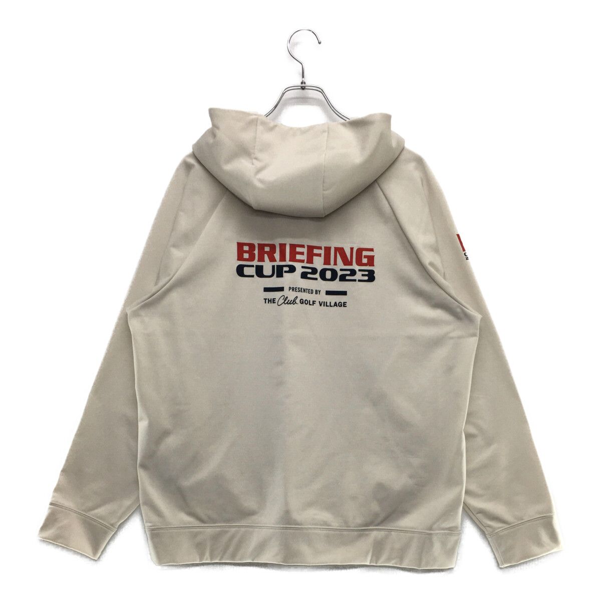 ブリーフィング BRIEFING　パーカー　Ｌ　新品未使用 中古 メンズ ブリーフィング BRIEFING パーカー L 白系 シンプル