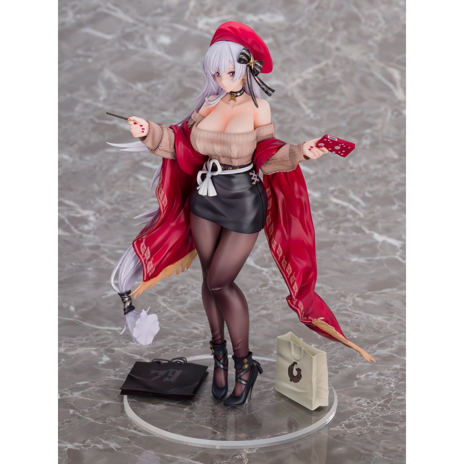 【中古】開封)クエスチョナーズ ベルファスト メイド長とお買い物Ver. 1/7[91][240091384039] アズールレーン ベルファスト メイド長とお買い物Ver. 1/7 完成