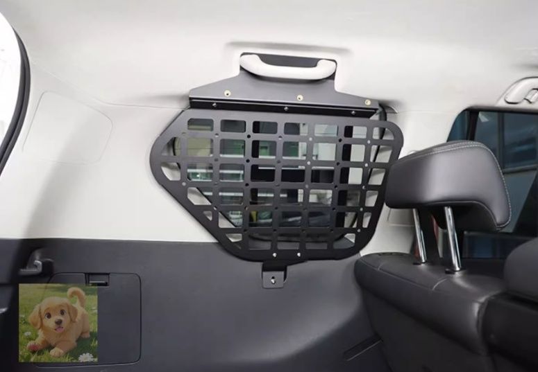 ランドクルーザープラド 150系 2009- 2025 アルミニウム リアトランク 収納パネル アウトドア便利 7人乗り 左側1個