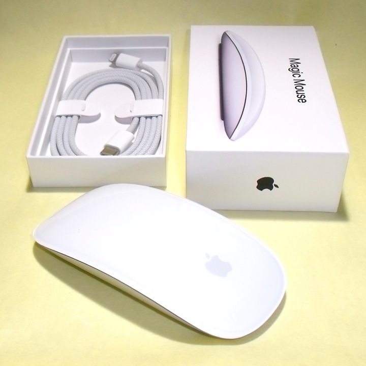 Apple Magic Mouse MK2E3J/A 編み込みUSB-Cケーブル付属 - メルカリ