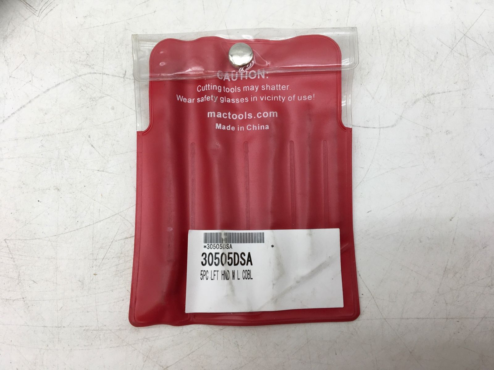 品 MACTOOLS 左回転コバルトドリルビットセット 5本 30505DSA IT91PSF5DWNK エコツール知立店 M02