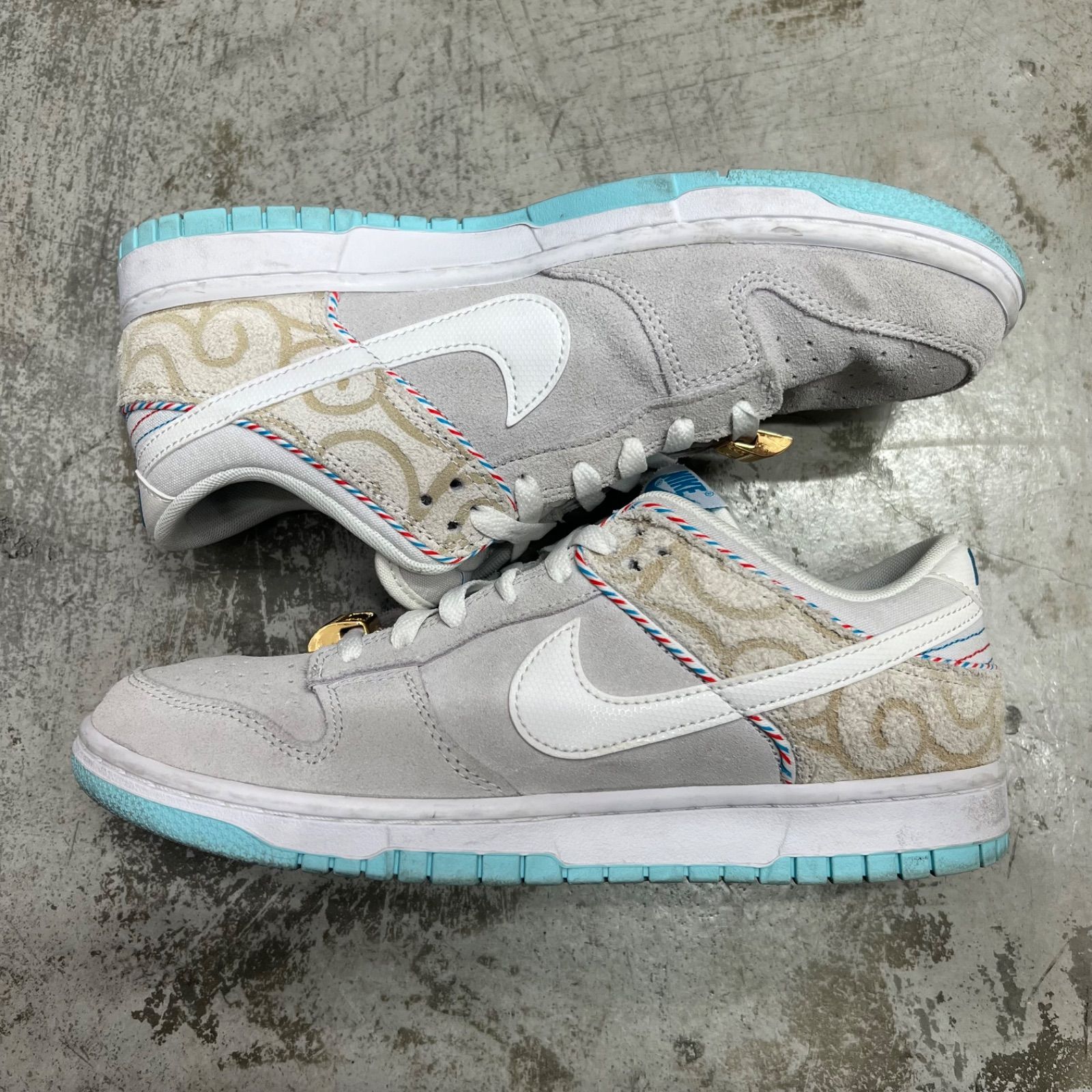 26cm Nike Dunk Low バーバーショップ グレイ Nike Dunk Low SE Barber Shop Grey Men's - DH7614-500 - US