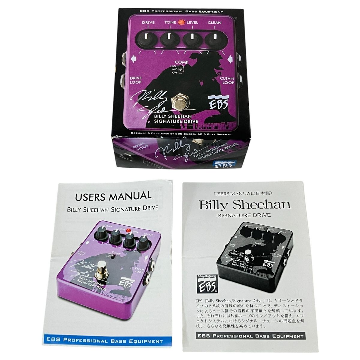 EBS Billy Sheehan Signature Drive Pedal ビリー シーン ベース エフェクター N10544259