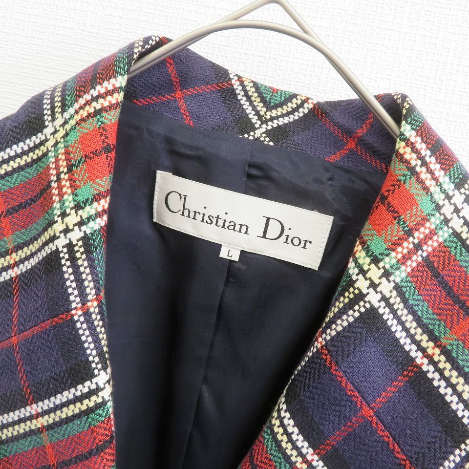 クリスチャンディオール ChristianDior ヴィンテージ チェック