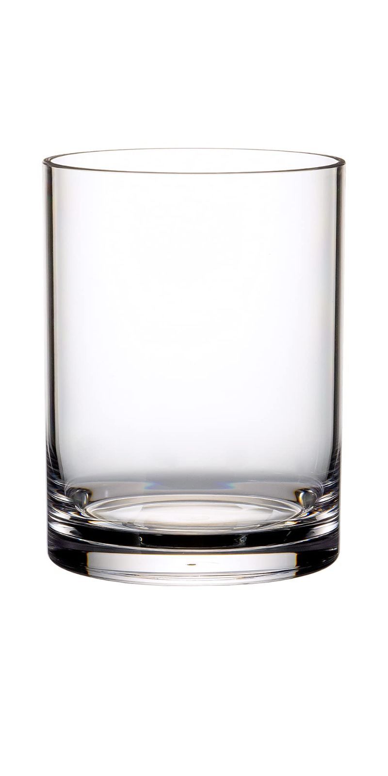 クリア_φ15cm x H20cm FOYER 割れない 花瓶 フラワーベース ポリカーボネート おしゃれ 高さ 20 cm 幅 15 cm 小さい 2300008