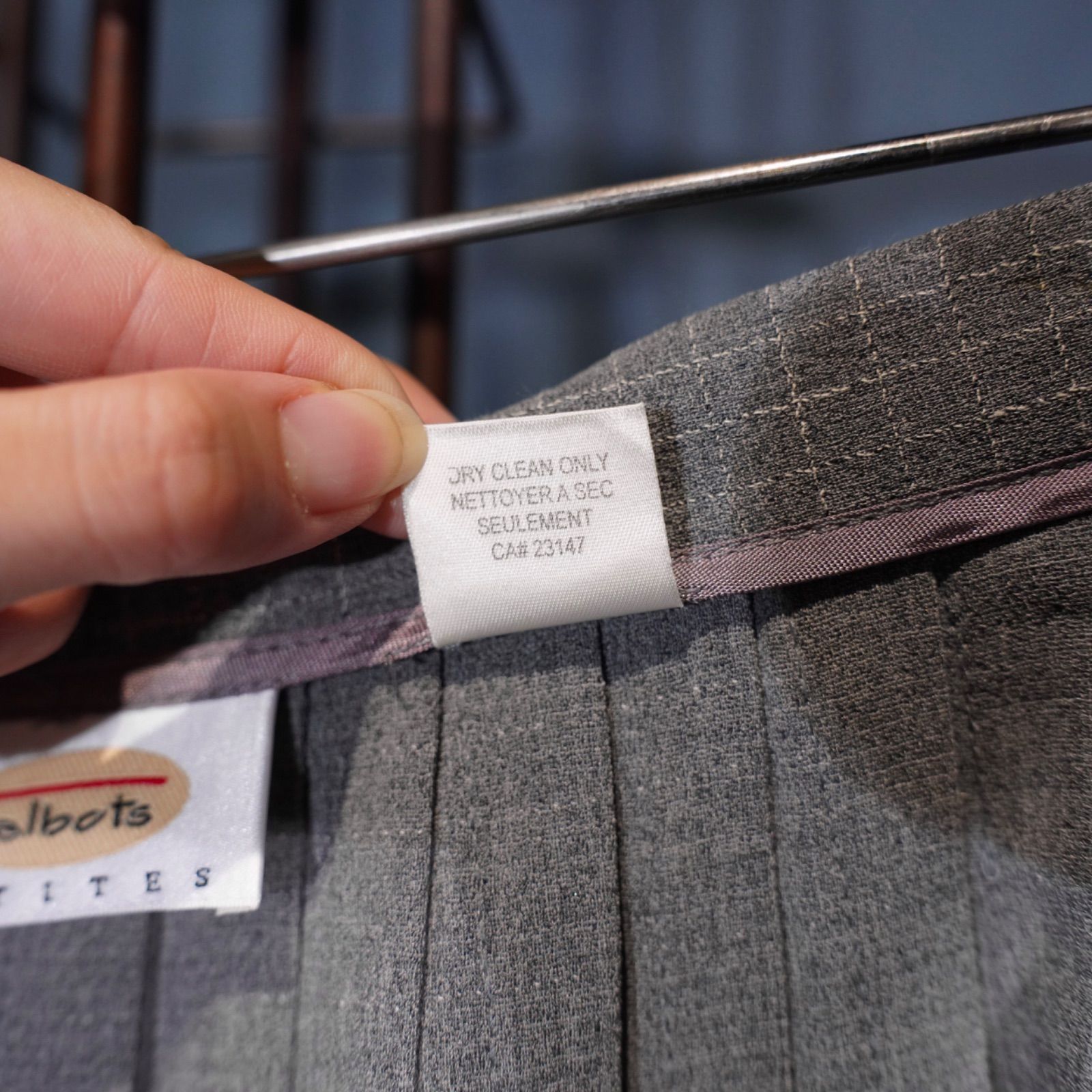 アメリカ古着プリーツデザインミニスカート