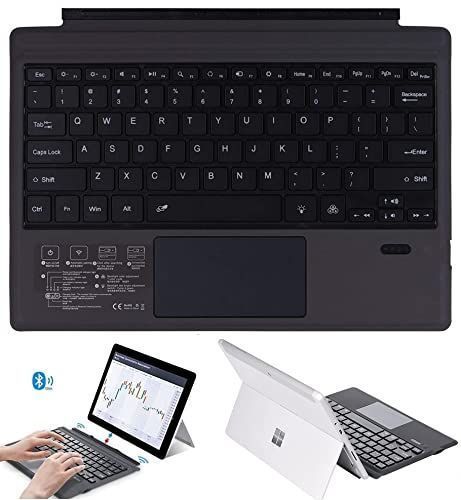 新型Surface pro3/pro4/pro5/pro6/pro7 バックライトキーボード タッチパッド搭載エレコム Bluetooth US英語配列 キーボード 超薄型 充電式 薄型 スマート 多機能 磁気吸着 キーボード (SurfacePro3/4/5