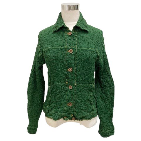 ミー イッセイミヤケ シワ加工 長袖 カーディガン ロング ホワイト スター ミー イッセイミヤケ シワ加工 長袖 カーディガン ロング