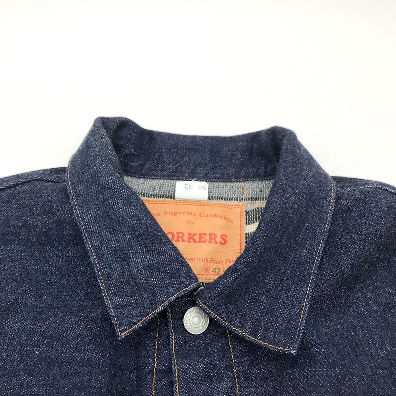WORKERS デニムジャケット 819XX Gジャン ブランケット裏地付き