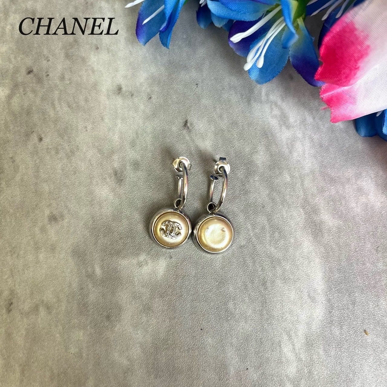 ✨格安✨ CHANEL シャネル ピアス 両耳 ココマーク ライン