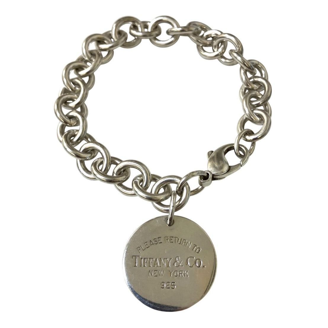 Tiffany☆美品】ティファニー シルバー ブレスレット リターン Tiffany☆美品】ティファニー シルバー ブレスレット リターン