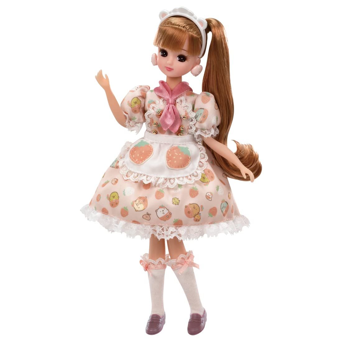 タカラトミー 『 リカちゃん ドレス すみっコぐらしカフェへようこそ! ドレスセット 』 着せ替え お人形 おままごと おもちゃ 3歳以上 玩具安全基準合格 STマーク認証 Licca TAKARA TOMY [単品]
