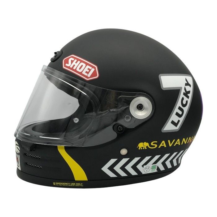 セキュリティ・セーフティ SHOEI Glamster CHEETAH CUSTOM CYCLES M Vintage helmet Shoei Glamster 06 Cheetah Custom Cycles