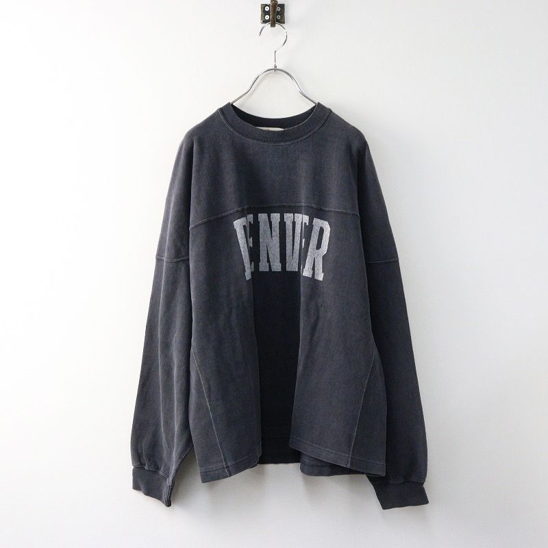2025SS ミューズ ドゥーズィエムクラス MUSE Deuxieme Classe REMI RELIEF DENVER FOOT BALL Tシャツ 38|チャコール 2400014317619
