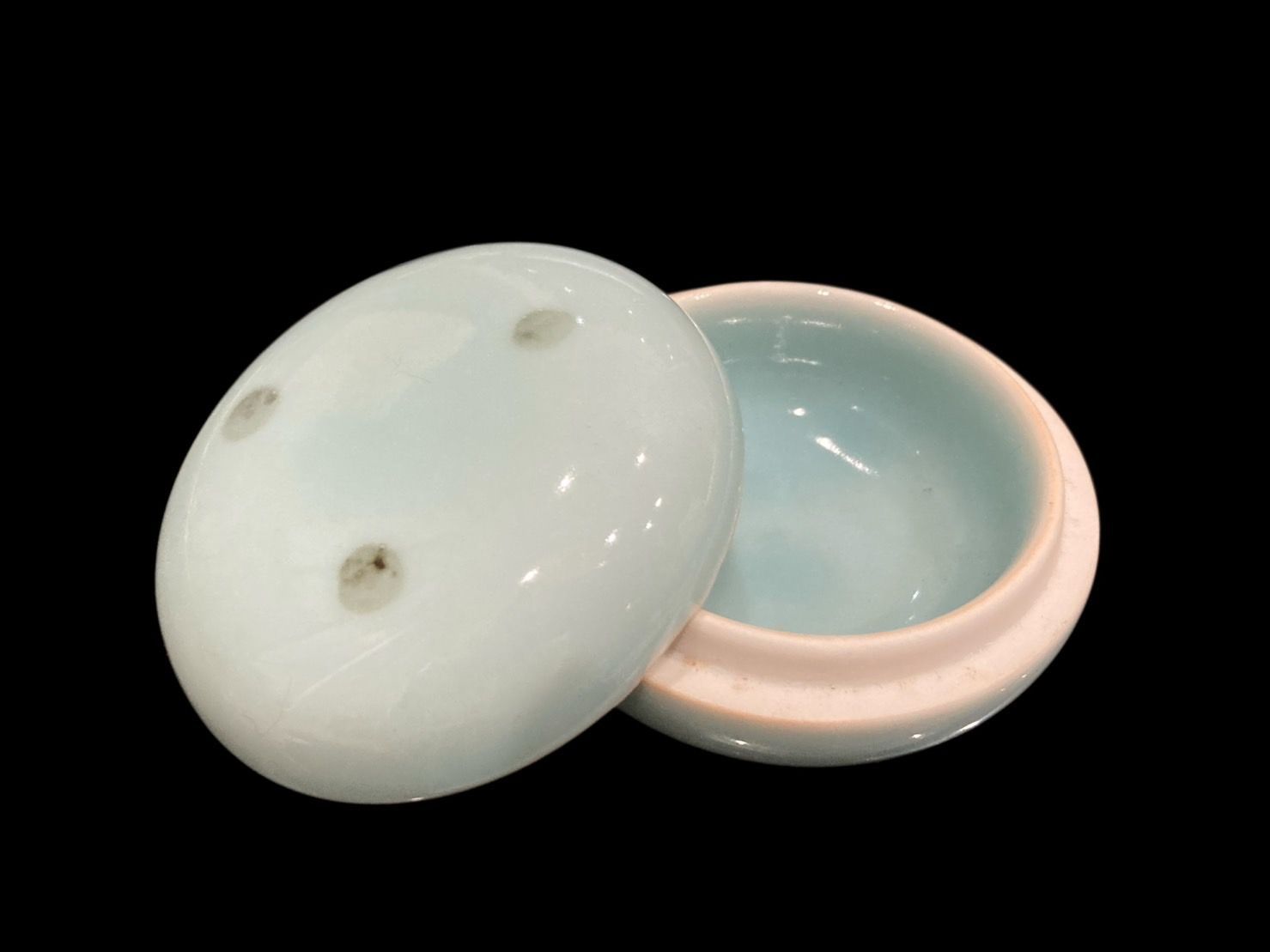 茶道具 青磁香合 香道具 茶器 工芸 骨董 古美術 香合 レトロ