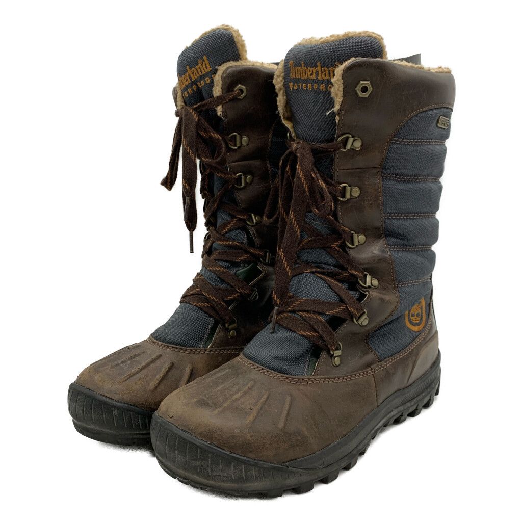 Timberland ティンバーランド Mount Holly Duck Boots 防水 レースアップ ブーツ グリーン (メンズ 10) 中古 古着 KA1560