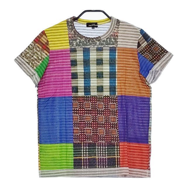 tricot COMME des GARCONS パッチワークプリント TC-T014 半袖T