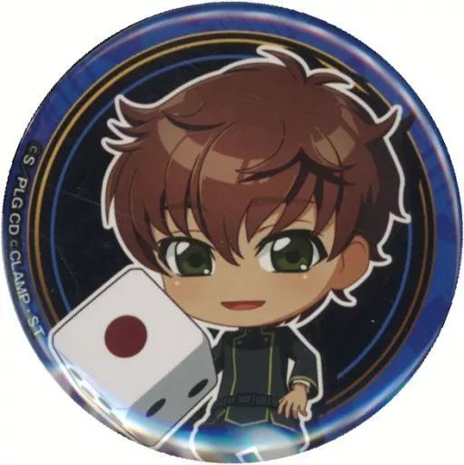 中古】バッジ・ピンズ 枢木スザク 缶バッジ 「WEBくじ コードギアス