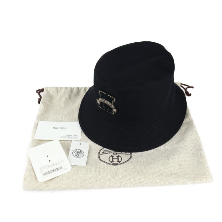 新古未使用展示品 HERMES エルメス ハーパー Hセリエ ハット 232031N