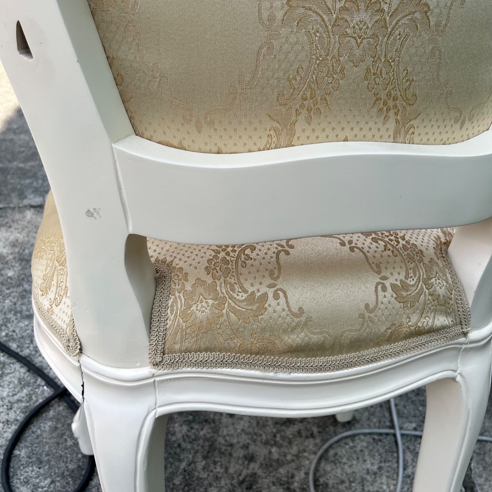 チェア ダイニングチェア 椅子 ロココ調 家具 アンティーク風 猫脚