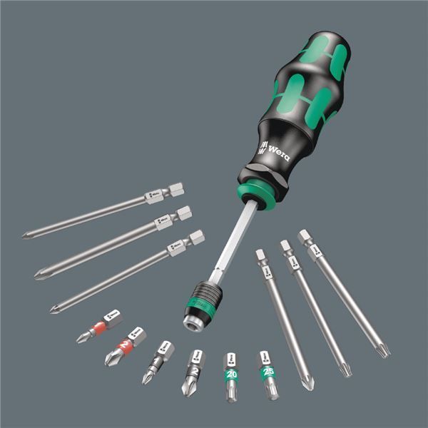 WERA ヴェラ 13点組 1 4HEX ドライバービットセット クラフトフォームハンドル付き 051017 工具 ツール DIY 作業工具 道具 WWW_OLIVIERBERNSTEIN_COM