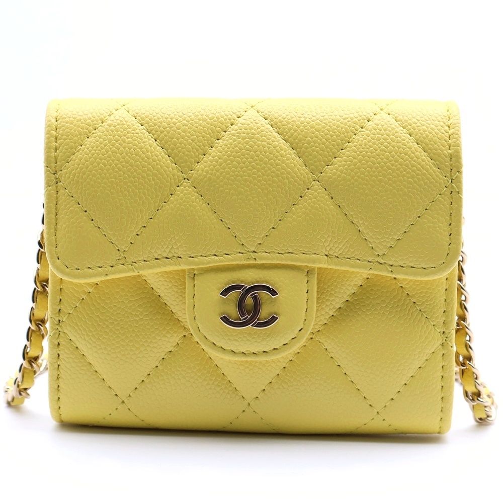 CHANEL (シャネル) ミニ マトラッセ チェーンウォレット