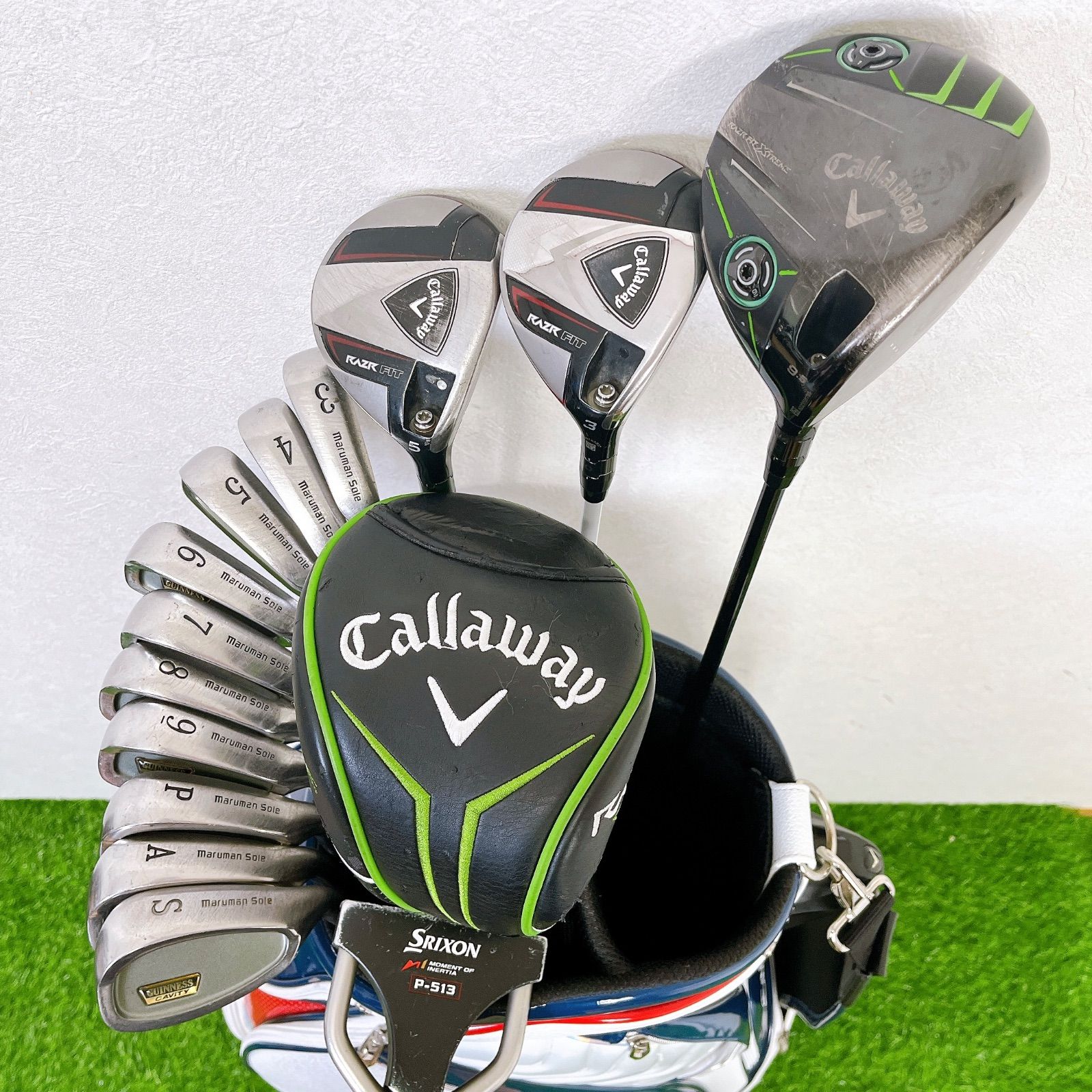 キャロウェイ レイザーフィットエクストリーム メンズゴルフクラブ14本フルセット Callaway RAZRFIT XTREME み