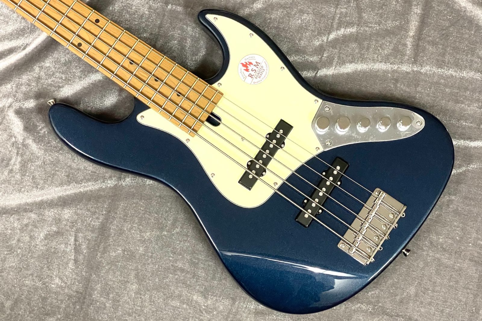 ラッカーオリジナル塗装 リバースヘッド アルニコPU 3連スイッチ