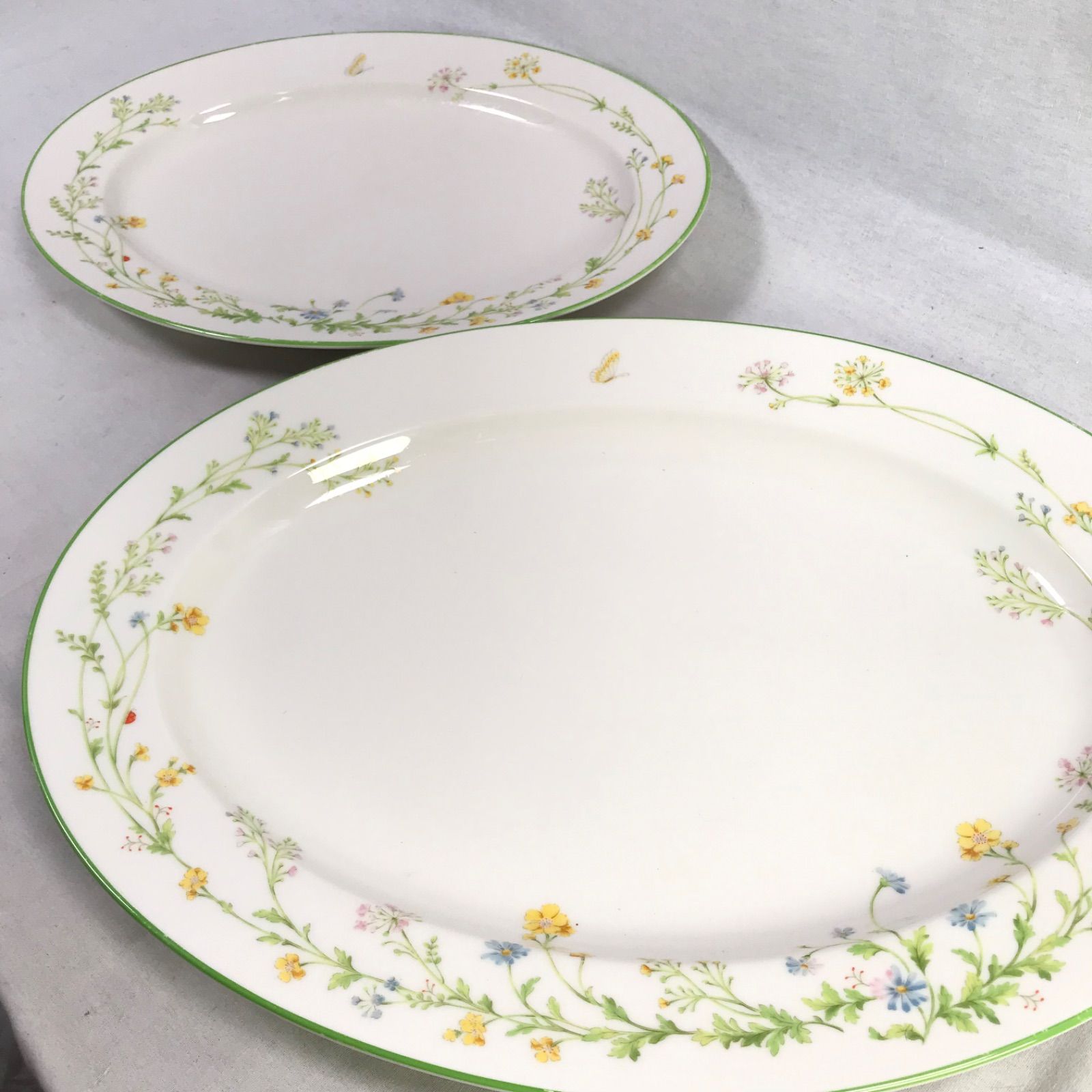 Noritake ノリタケ アイボリーチャイナ REVERIE ヴィンテージ食器 2枚セット　7191