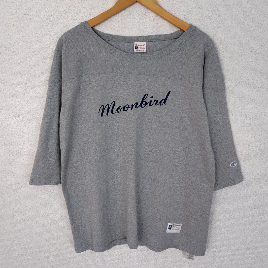 復刻 Champion チャンピオン フットボールTシャツ ランタグ 刺繍 杢 