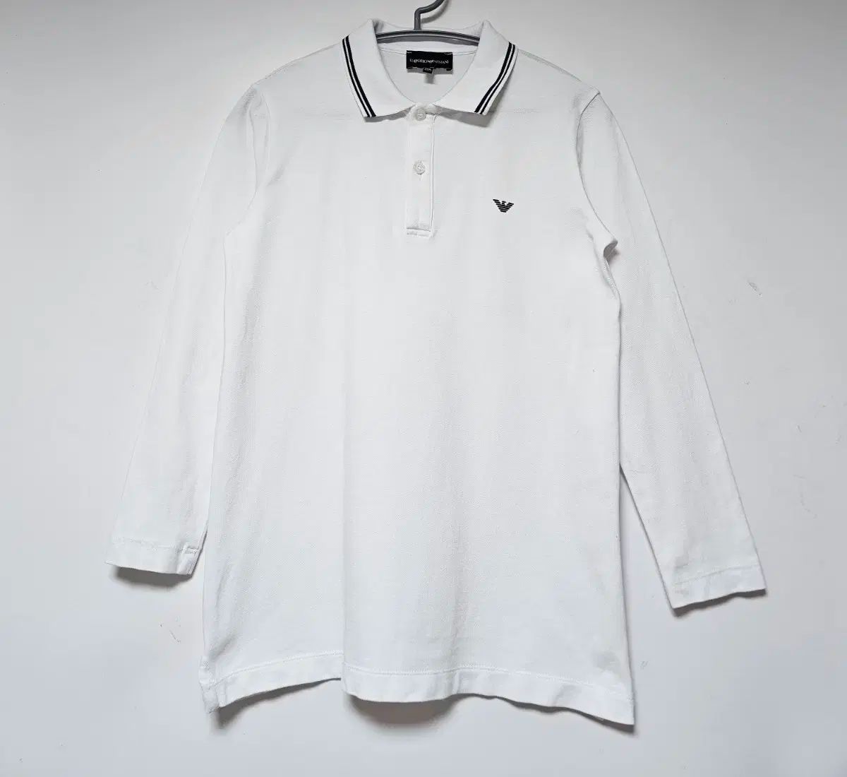 EMPORIO ARMANI(エンポリオアルマーニ) ARMANI(アルマーニ) 白 長袖 ポロTシャツ