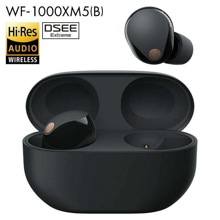 SONY ワイヤレスイヤホン ソニー WF-1000XM5(B) ノイズキャンセ