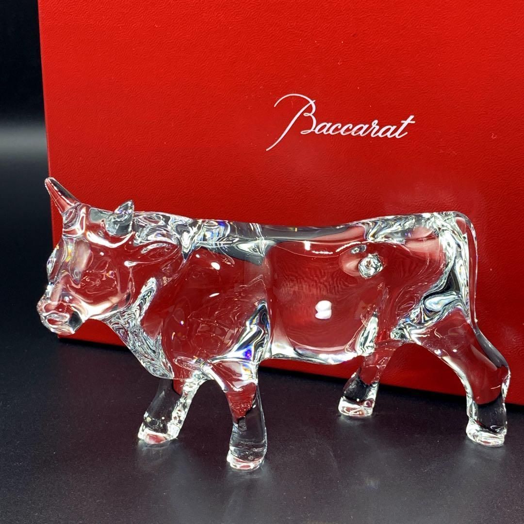 Baccarat バカラ Zodiac ゾディアック 干支 丑 牛 クリスタル フィギュ