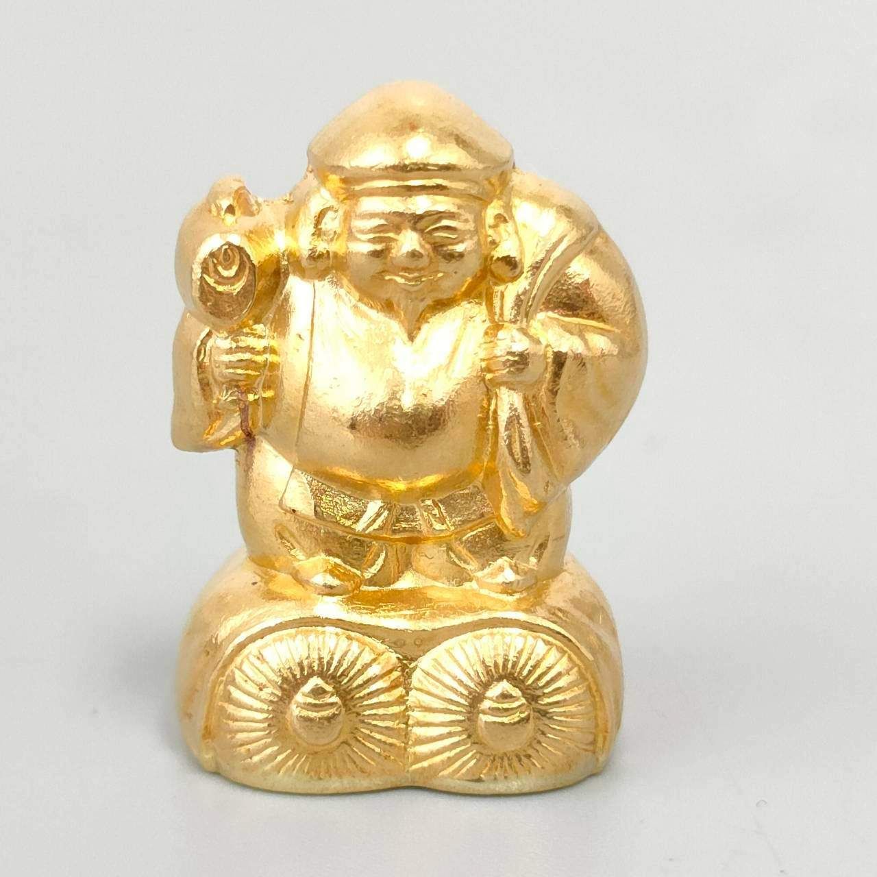 純金 K24 七福神 大黒天 五穀豊穣 神田 日本徳力 9.44ｇ D249