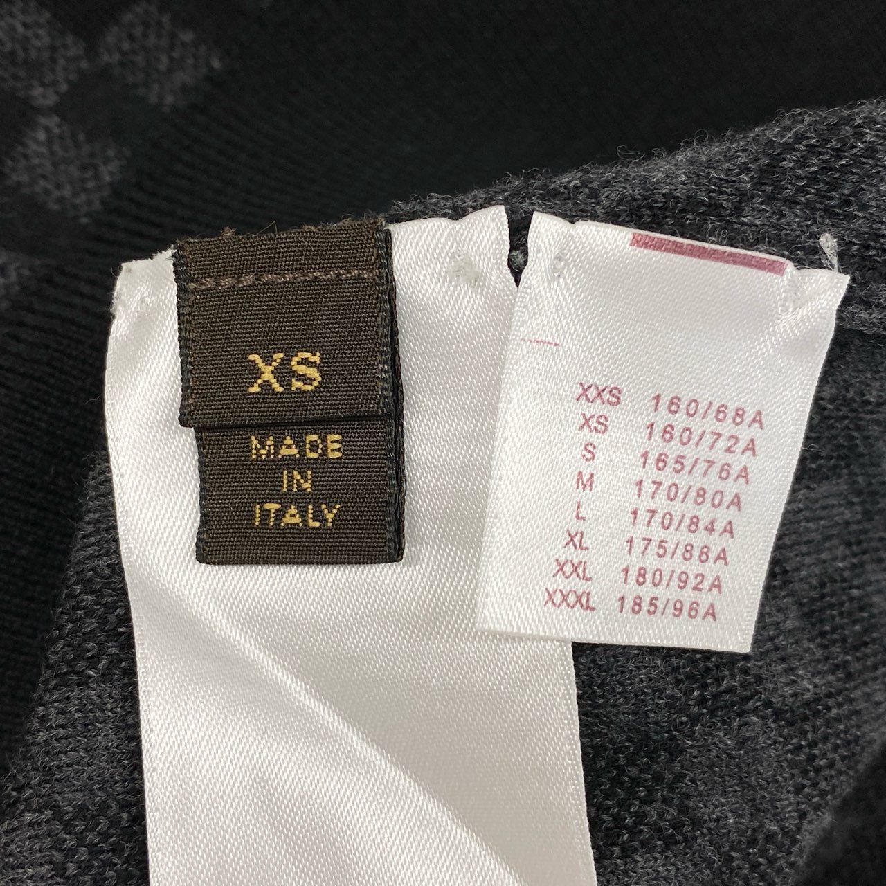 46j3 LOUIS VUITTON ルイヴィトン ダミエ Vネック プルオーバー ニット  