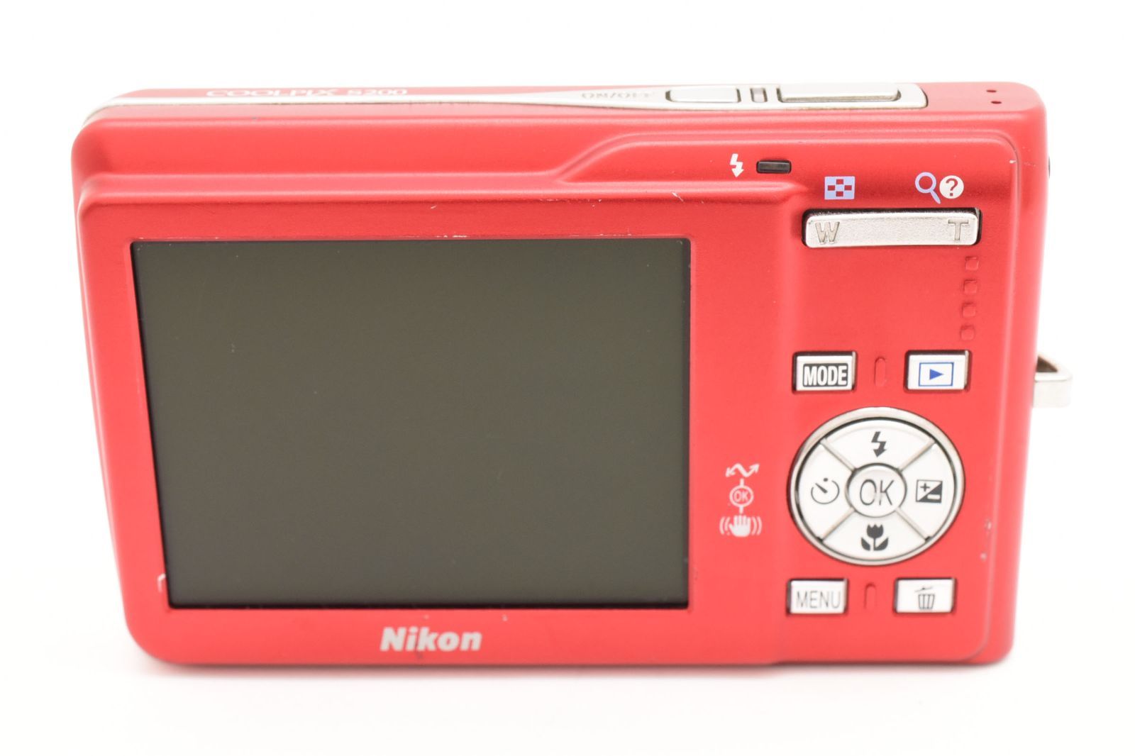 ☆極上品☆ニコン Nikon COOLPIX S200 レッド 《動作品》☆ LL11