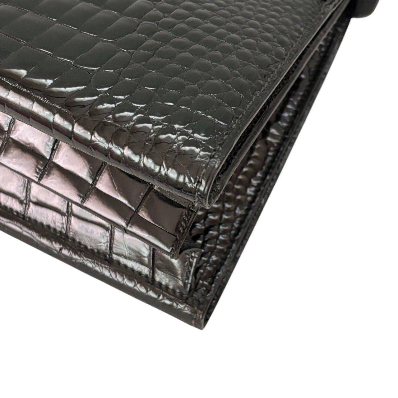 モラビト MORABITO Men's WALLET クロコダイルレザー極上品 MORABITO モラビト 本革 クロコダイル ブラック - メルカリ