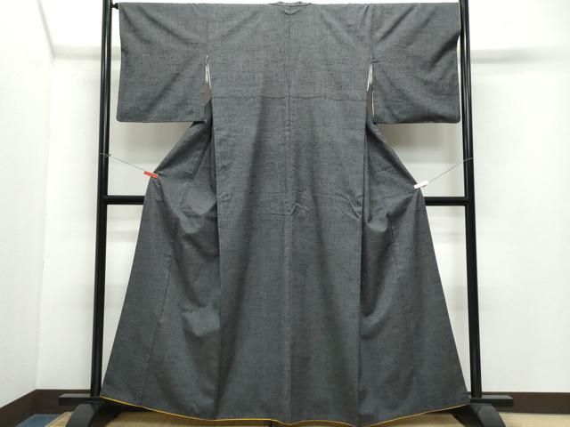 平和屋着物○上質な紬 横段動物文 正絹 逸品 未使用 DAAV8676tw