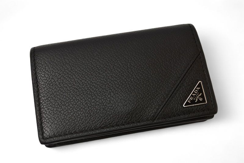 プラダ カードケース コインケース 名刺入れ PRADA 2 MC 122 レザー NERO ブラック